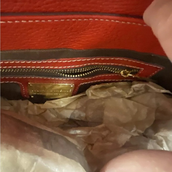 NWT DIVINA FIRENZE 🇮🇹 ITALIAN RED PEBBLED LEATHER CROSSBODY SHOULDER BAG - Picture 9 of 11